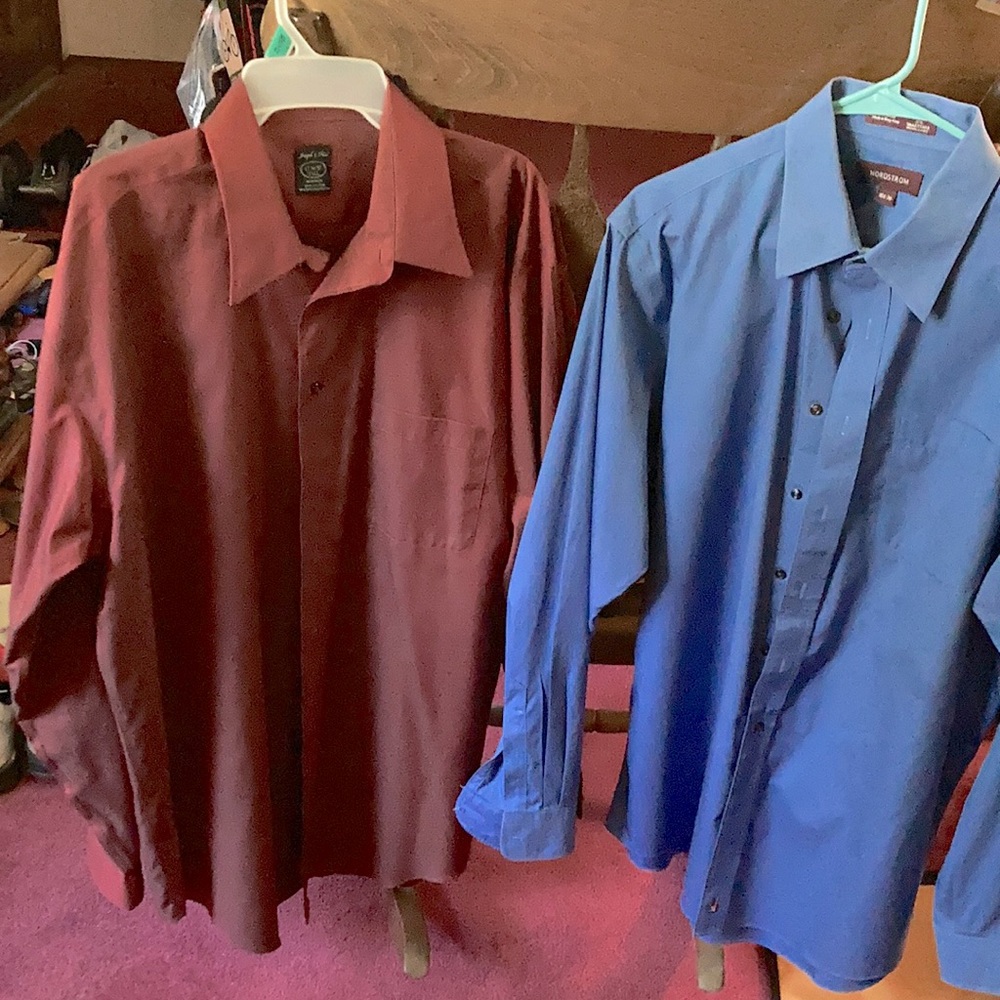 Fashionable men's dress shirts for men w long arms